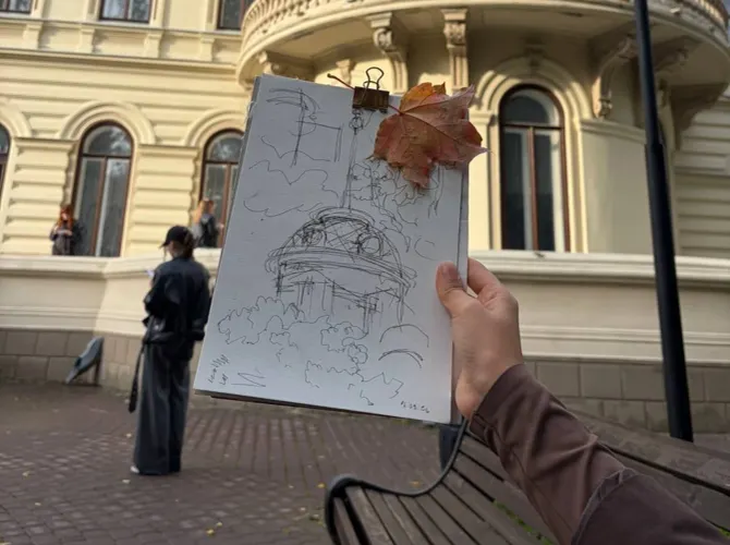 Архитектурные скетчи. Московский рынок